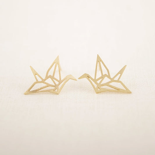 Beautiful Japanese Crane Earrings