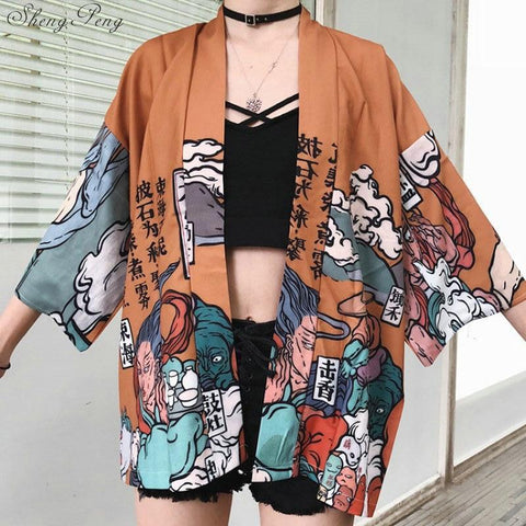 Art Style Kimono Top