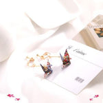 Kawaii Origami Crane Earrings