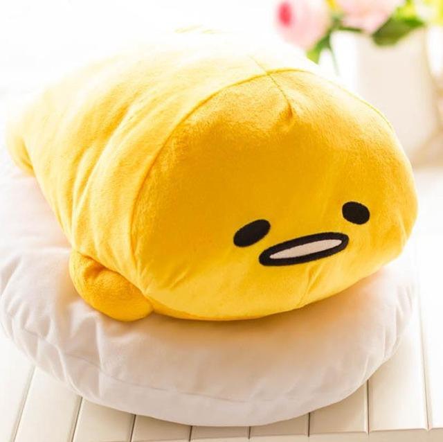 Giant Lazy Egg Pillow Japanese Pillow Kawaii Egg Gudetama Lazy Egg
