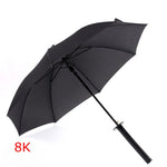 Katana Handle Windproof Schwert Regenschirm 